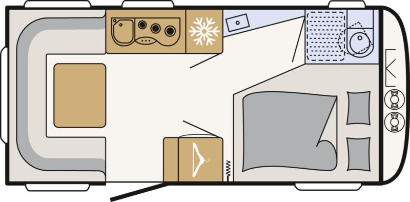 DETHLEFFS AERO 470 FR inklusive Klima