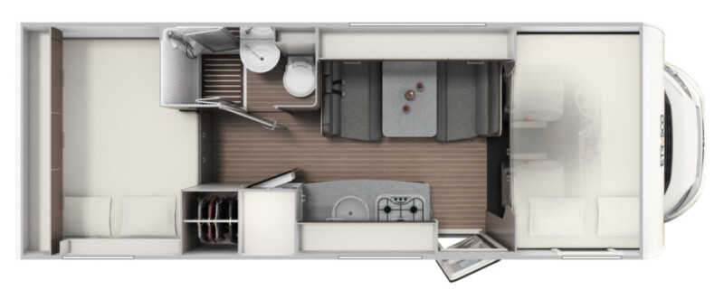 Etrusco Alkoven A 7300 DB